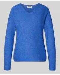 ONLY - Regular Fit Gebreide Pullover Met V-Hals, Model 'Camilla' - Lyst