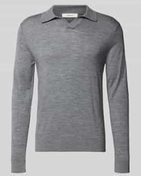 SELECTED - Regular Fit Poloshirt Van Zuivere Wol, Model 'Tray' - Lyst