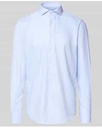 Profuomo - Regular Fit Zakelijk Overhemd Met Haaikraag, Model 'Cutaway' - Lyst