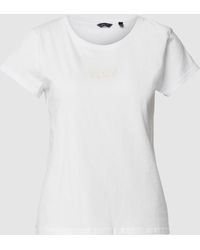 Damen Bekleidung Bademode und Strandmode Strandtücher GANT T-Shirt mit Label-Stitching in Grün 