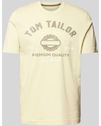Tom Tailor - T-shirt Met Labelprint - Lyst