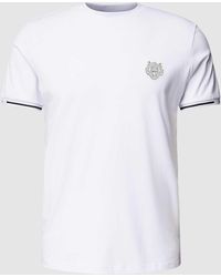 Antony Morato - T-shirt Met Motiefpatch En Contraststrepen - Lyst