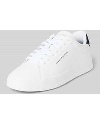 Tommy Hilfiger - Low Top Sneaker aus echtem Leder - Lyst