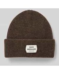 Mads Nørgaard - Beanie Van Scheerwolmix, Model 'Tosca Anju' - Lyst
