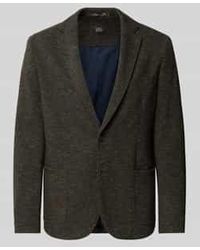 Camel Active - Regular Fit 2-Knoops Colbert Met Reverskraag - Lyst