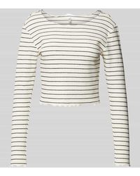 ONLY - Slim Fit Crop Top aus Baumwoll-Mix mit Waffel-Struktur Modell 'ANITS' - Lyst