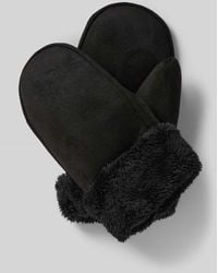 eem - Handschuhe mit Futter aus Kunstfell - Lyst