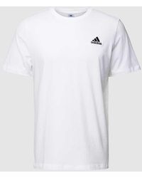 adidas - T-Shirt mit Label-Stitching - Lyst