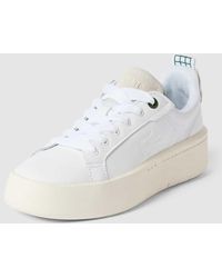 Lacoste - Plateau-Sneaker Mit Label-Details Modell 'Carnaby' - Lyst