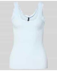 Vero Moda - Slim Fit Tanktop Van Mix Van Biologisch Katoen Model 'Nana' - Lyst