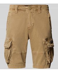 Superdry - Cargoshorts mit Label-Detail - Lyst