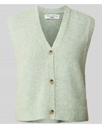 Marc O' Polo - Regular Fit Strickweste aus Baumwoll-Mix mit Alpaka-Anteil - Lyst