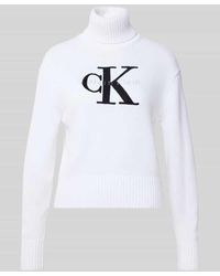 Calvin Klein - Strickpullover mit Rollkragen Modell 'CHENILLE' - Lyst