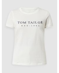 Tom Tailor - T-Shirt mit Logo-Print - Lyst