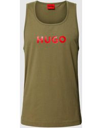 HUGO - Tanktop Met Labelprint - Lyst