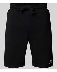 Alpha Industries - Sweatshorts mit elastischem Bund und Tunnelzug - Lyst