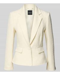 Marc Cain - Slim Fit Blazer mit Reverskragen und Pattentaschen - Lyst