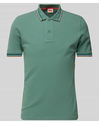 Sundek - Poloshirt mit kurzer Knopfleiste Modell 'Brice' - Lyst