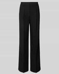 Smith & Soul - Wide Leg Stoffen Broek Met Bandplooien - Lyst