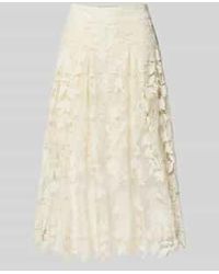 Copenhagen Muse - Midirok Met Semi-transparante Garnering - Lyst