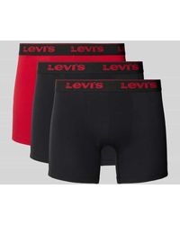 Levi's - Trunks mit Logo-Stitching Modell 'Repeat' im 3er-Pack - Lyst