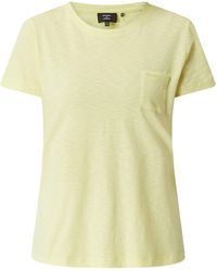 Superdry T-Shirt mit Lyocell-Anteil Modell 'Ele' - Gelb