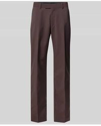 Tiger Of Sweden - Regular Fit Anzughose aus Wolle mit Bügelfalten Modell 'Tenuta' - Lyst