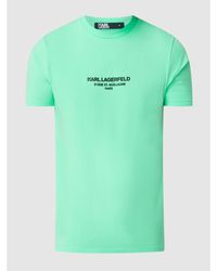 Karl Lagerfeld T-Shirt mit Stretch-Anteil - Grün