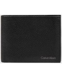 Calvin Klein - Portemonnaie aus Leder - RFID-blocking - Lyst
