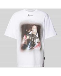 Karlkani - Oversized T-Shirt mit Motiv-Print - Lyst