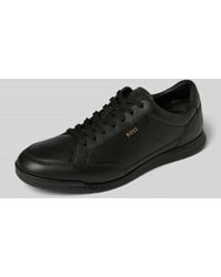 BOSS - Low Top Sneaker aus echtem Rindsleder Modell 'NITAN' - Lyst