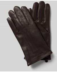 Bugatti - Handschuhe aus echtem Leder mit Label-Detail - Lyst