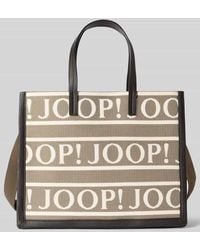 Joop! - Shopper mit Allover-Logo-Stitching Modell 'Aurelia' - Lyst