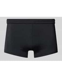 Hom - Slim Fit Zwembroek Met Labelpatch - Lyst