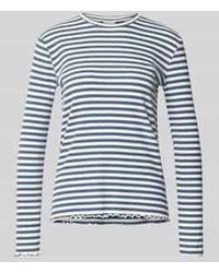 Vila - Shirt Met Lange Mouwen En Ronde Hals, Model 'Thessa' - Lyst