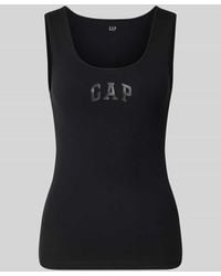 Gap - Slim Fit Top mit Logo-Print - Lyst