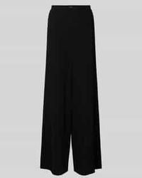 M·a·c - Wide Fit Stoffen Broek Met Deels Elastisch Band Model 'Coraline' - Lyst