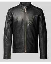 Strellson - Regular Fit Leren Jack Van Lamsnappa, Model 'Piers' - Lyst