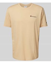 Champion - T-Shirt mit Label-Print - Lyst