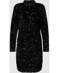 Vero Moda - Knielanges Kleid mit Paillettenbesatz Modell 'BELLA' - Lyst