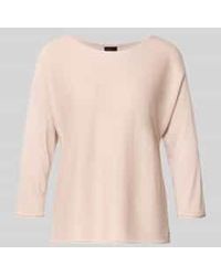 S.oliver - Relaxed Fit Gebreide Pullover Van Viscosemix Met Glittergaren - Lyst