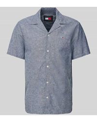 Tommy Hilfiger - Regular Fit Freizeithemd mit Label-Stitching - Lyst