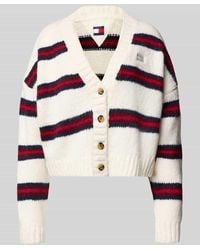 Tommy Hilfiger - Oversized Strickjacke mit Alpaka-Anteil - Lyst