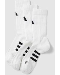 adidas - Socken mit Label-Stitching Modell 'CUSH' im 3er-Pack - Lyst