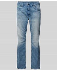 G-Star RAW - Straight Fit Jeans mit Label-Patch Modell 'Mosa' - Lyst