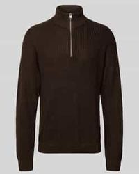Jack & Jones - Gebreide Pullover Met Ritssluiting, Model 'Kaito' - Lyst