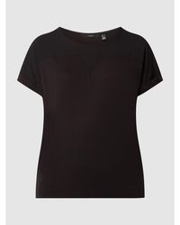 Vero Moda Shirt mit Viskose-Anteil Modell 'Mellen' - Schwarz