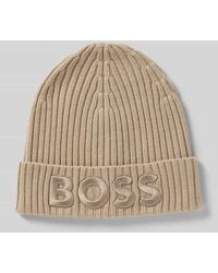 BOSS - Beanie aus reiner Schurwolle Modell 'LARA_HAT' - Lyst