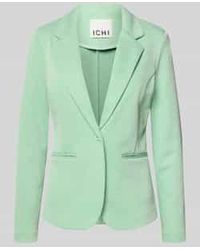 Ichi - Slim Fit Blazer Met Paspelzakken Model 'Kate Pique' - Lyst