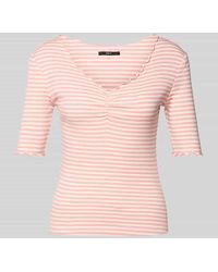 Zero - T-Shirt mit Wellensaum - Lyst